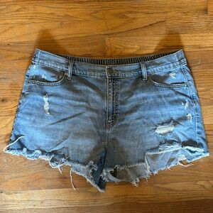Aerie back gathered waist short